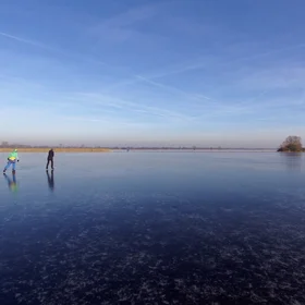 Skating freely in North German Plains