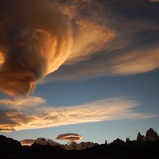 Foehn clouds in Patagonia by Christoph Mayr