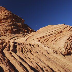 Cross-bedded eolian sandstone in Utah (Vermillion cliffs wilderness)