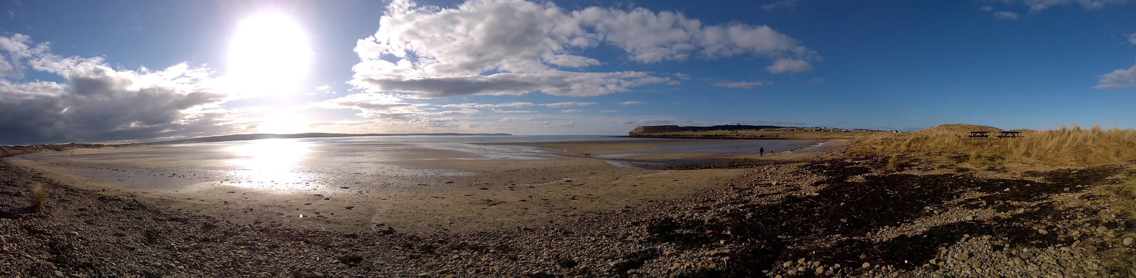 The sun at Dunnet Bay