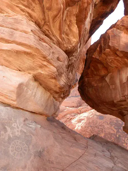 Prehistoric art in the Valley of Fire