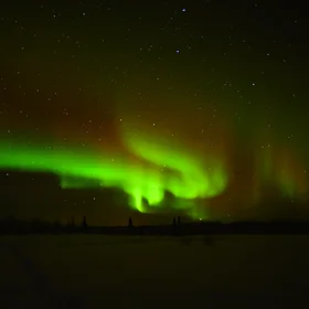 Northern lights in Sweden