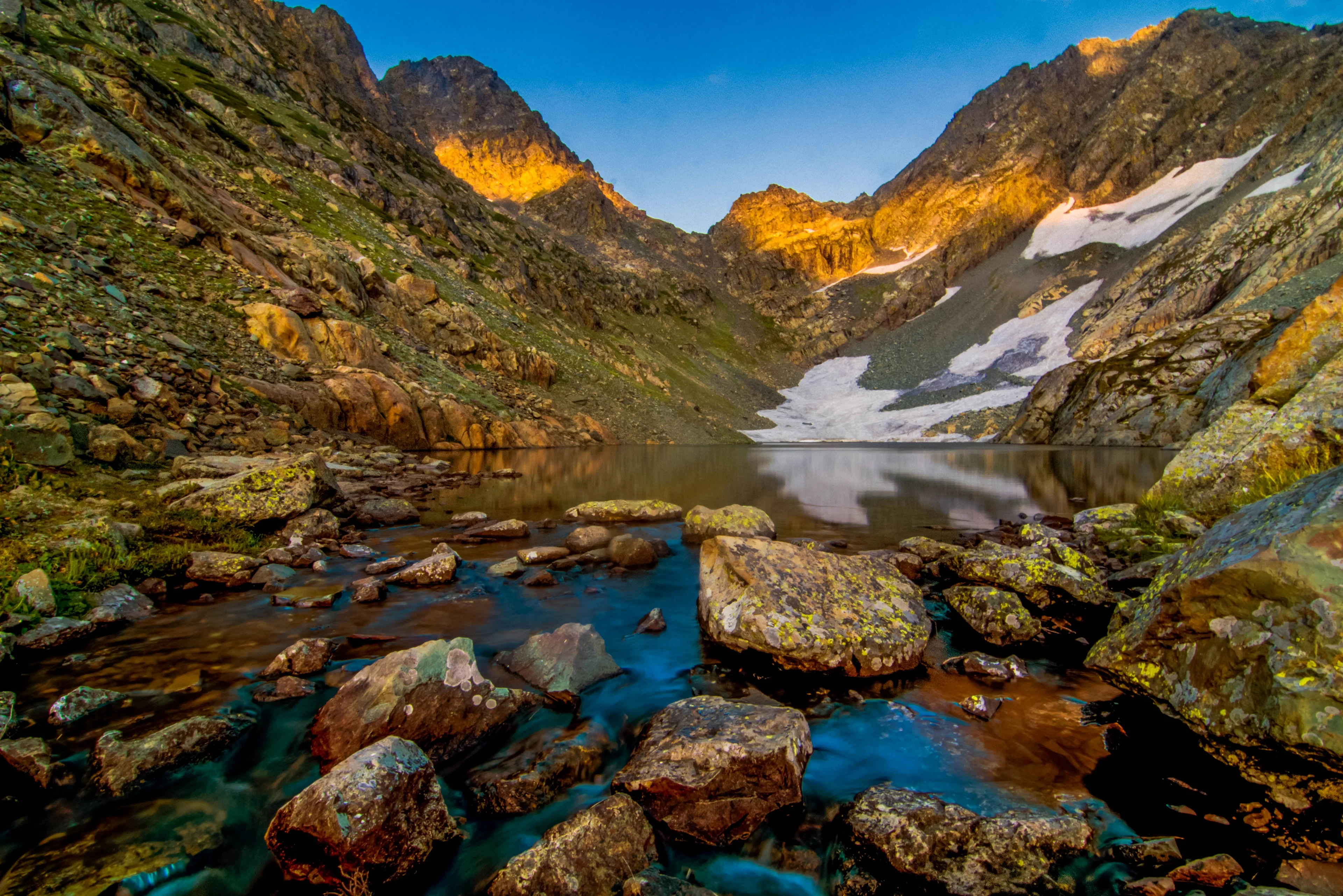 Glacial lake in Kashmir