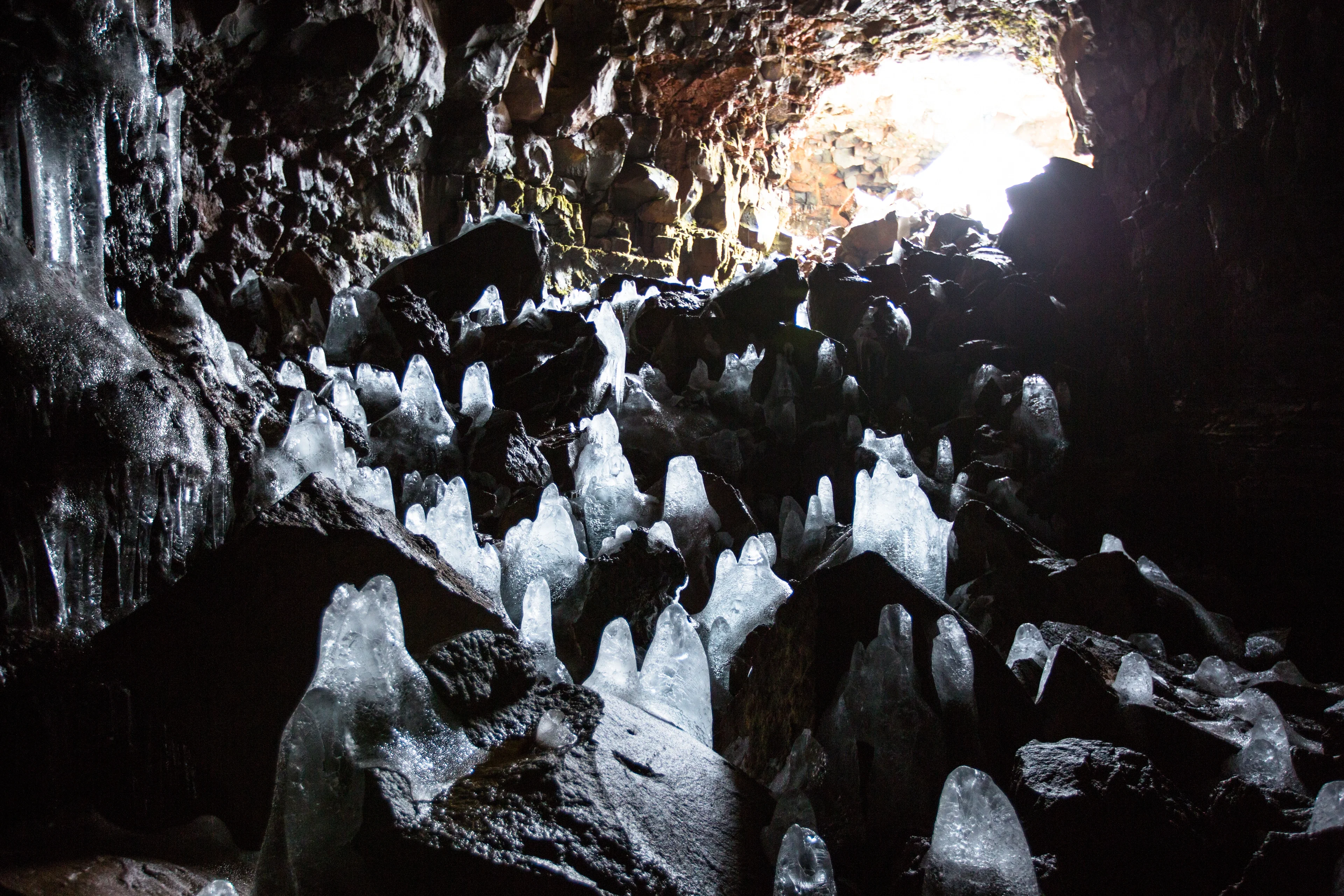 The Lava Tube Cave Raufarholshellir