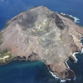 A volcano from the other side of the world