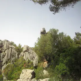 Karstic modeling by Pere Crespi. Mallorca.