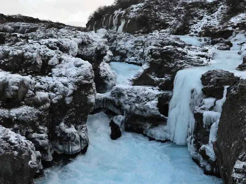 The Frozen Waterfall