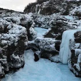 The Frozen Waterfall