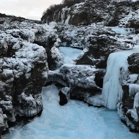 The Frozen Waterfall