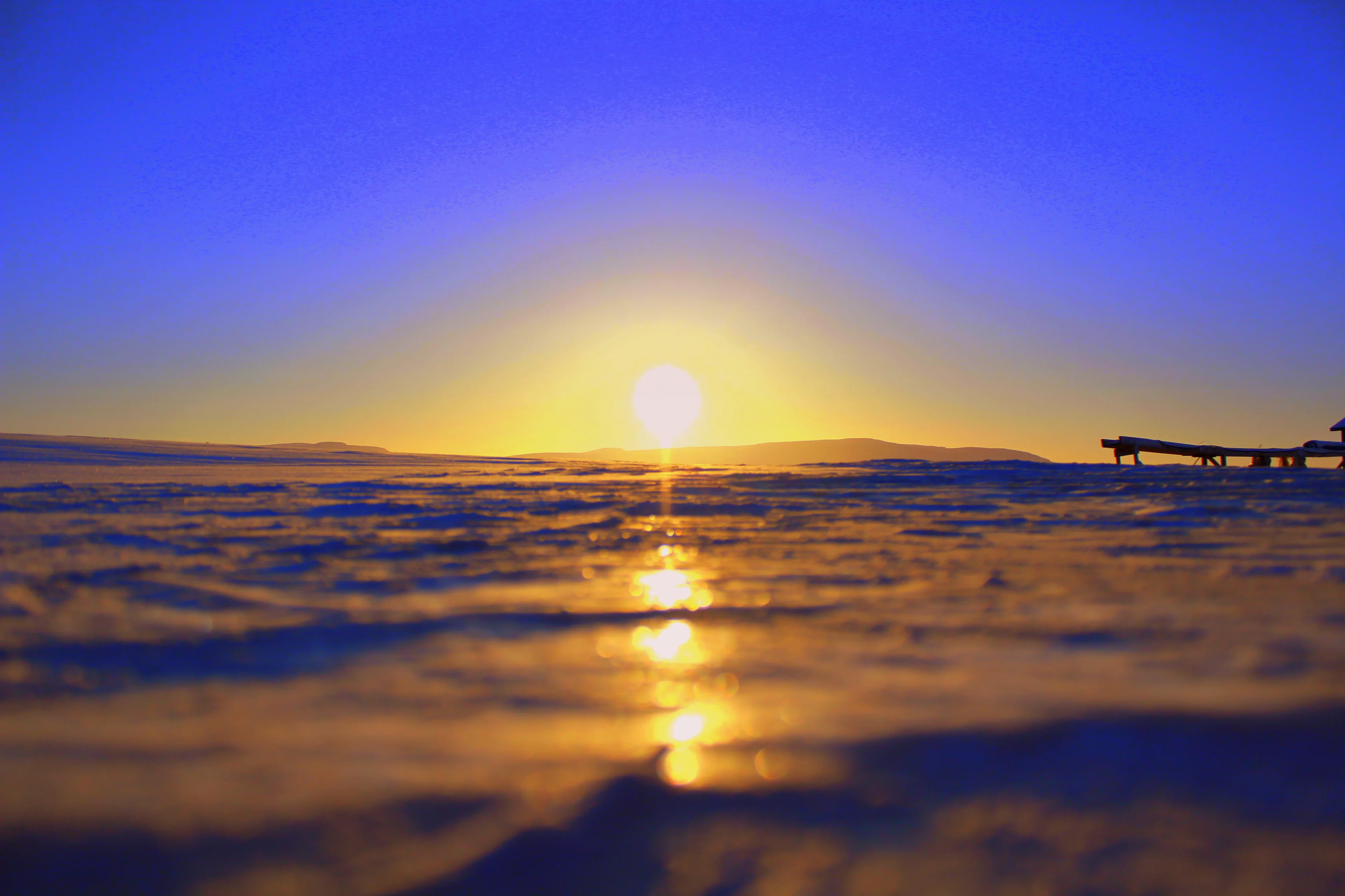 Sun Rise in the Arctic