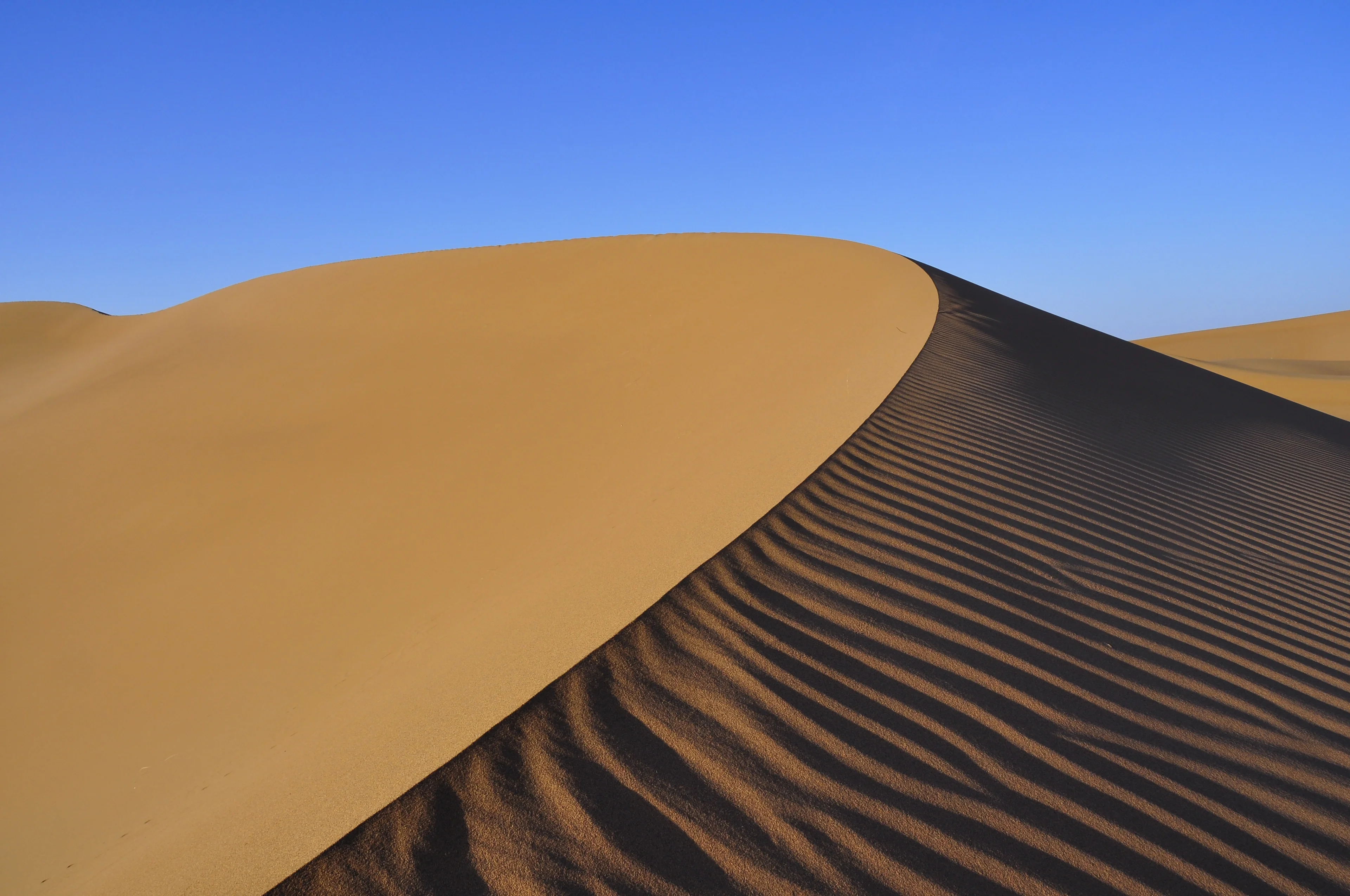 Dune and sky in Morroco
