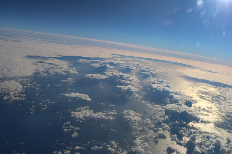 Clouds over the North Atlantic