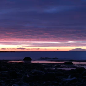 100km view of Snæfellsjökull volcano