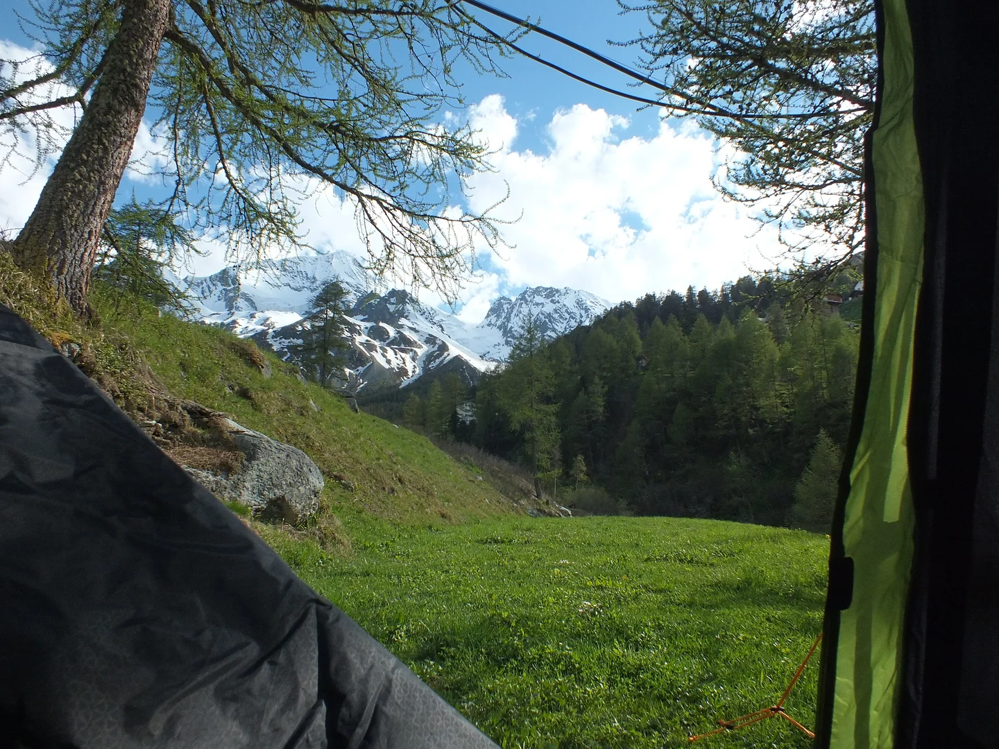 A room with a view, Swiss Alps