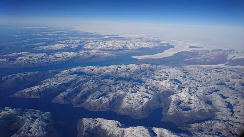 Greenland’s ice flow into the Arctic Ocean