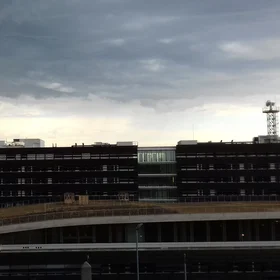 Rain and sun over a X-band radar