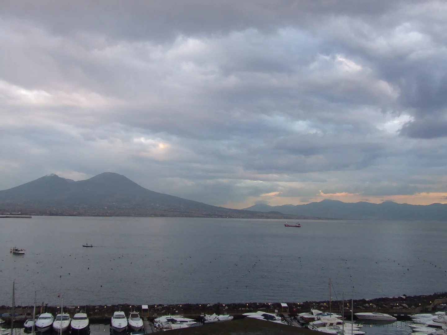 Vesuvius from Castel del Uovo