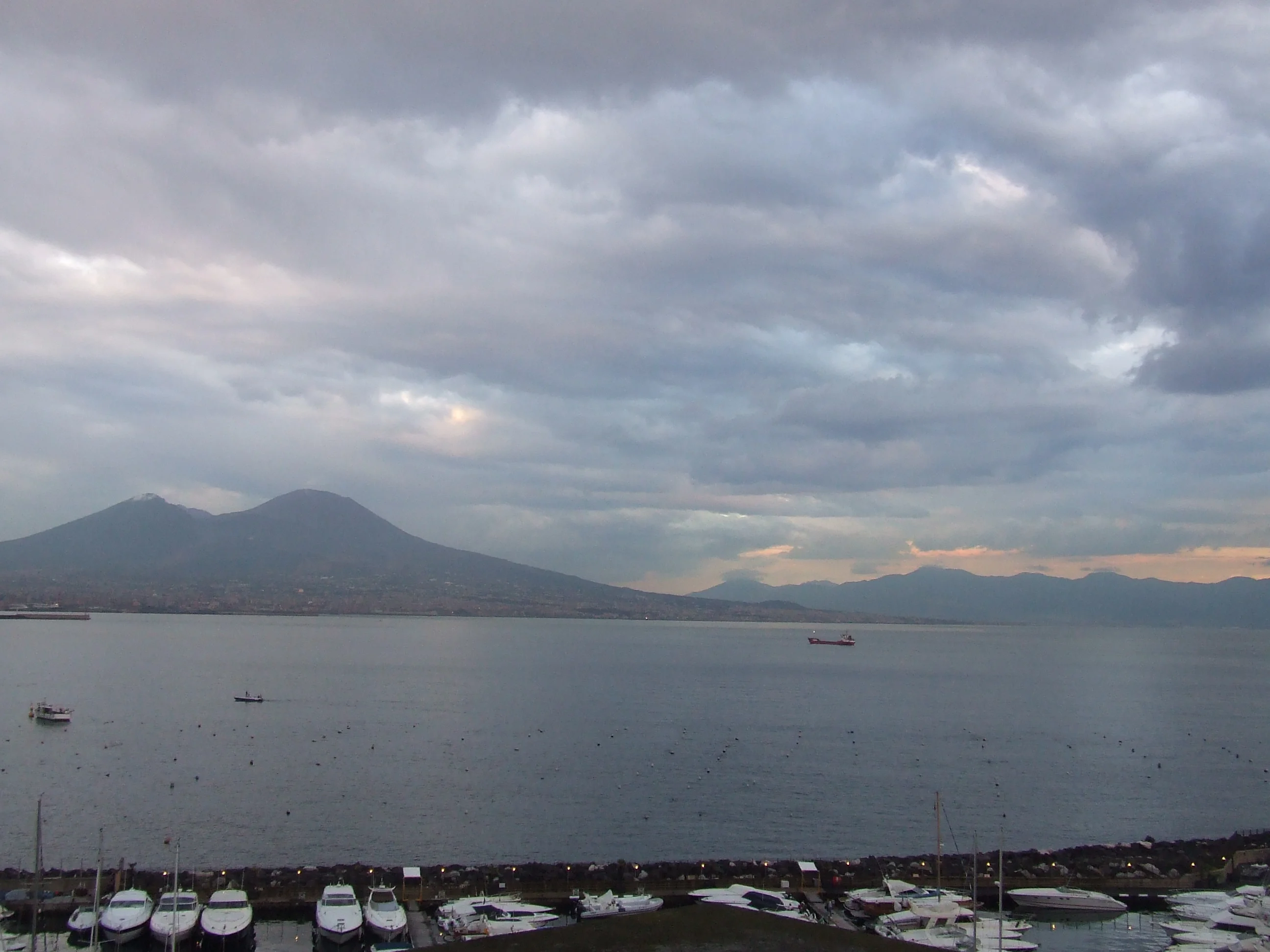 Vesuvius from Castel del Uovo