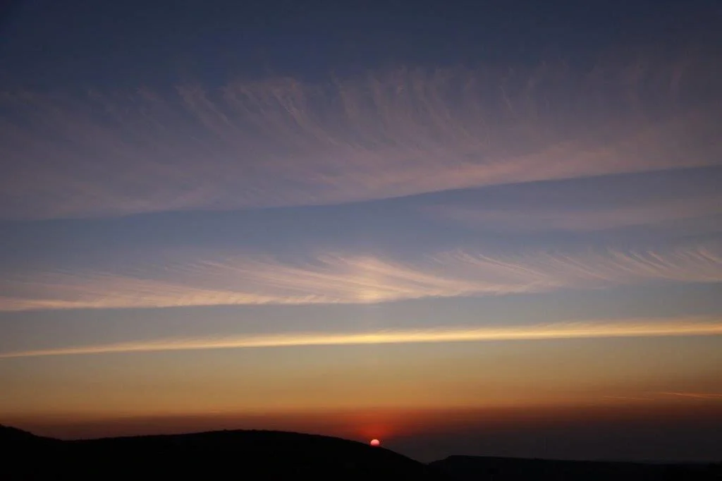 Sunset over the desert 2