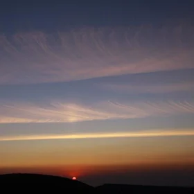 Sunset over the desert 2