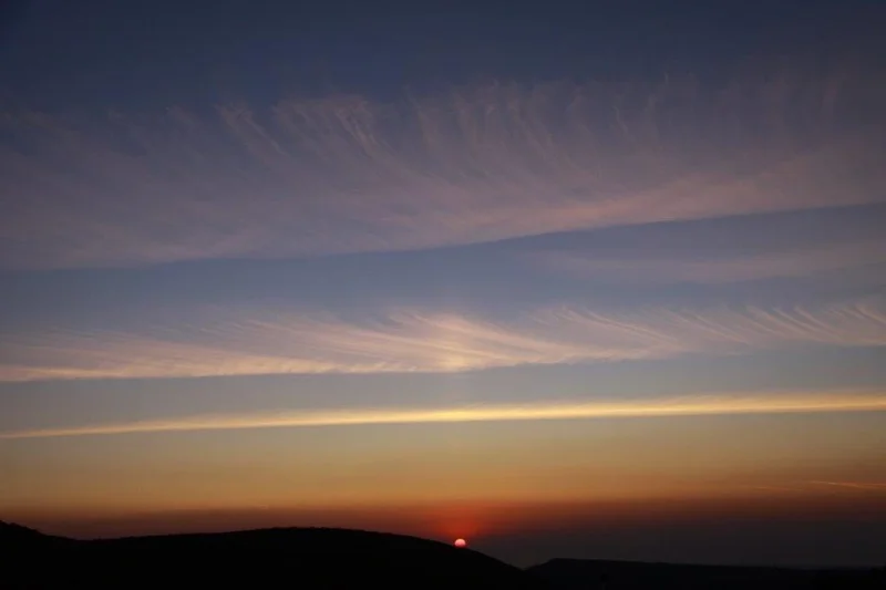 Sunset over the desert 2