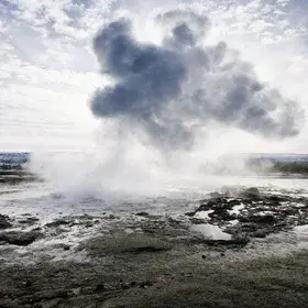 Voice of Iceland geyser