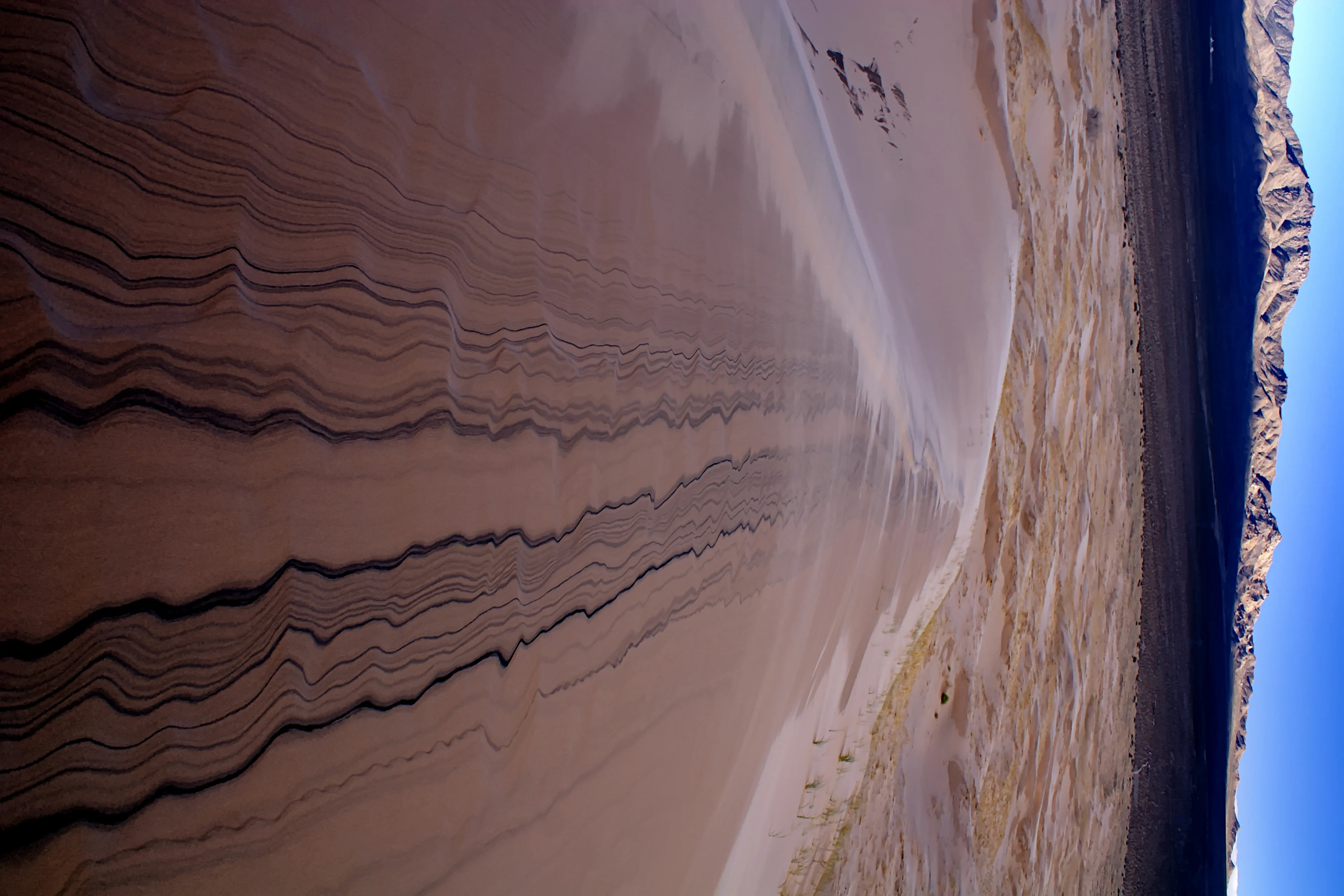 Magical pattern in the sand