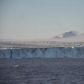 Hornsund glacier of Spitsbergen in Svalbard