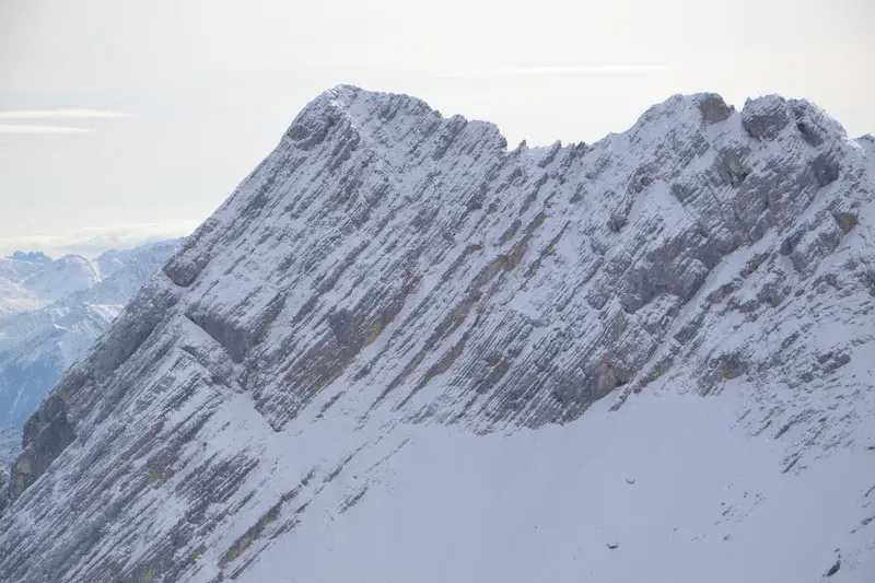 Thrusting layers in the Alps