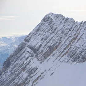 Thrusting layers in the Alps