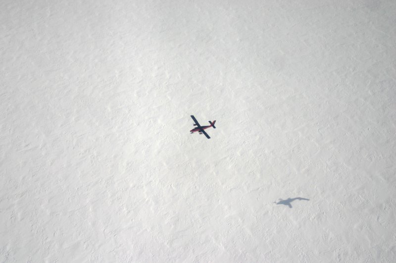 Shadow over the glacier