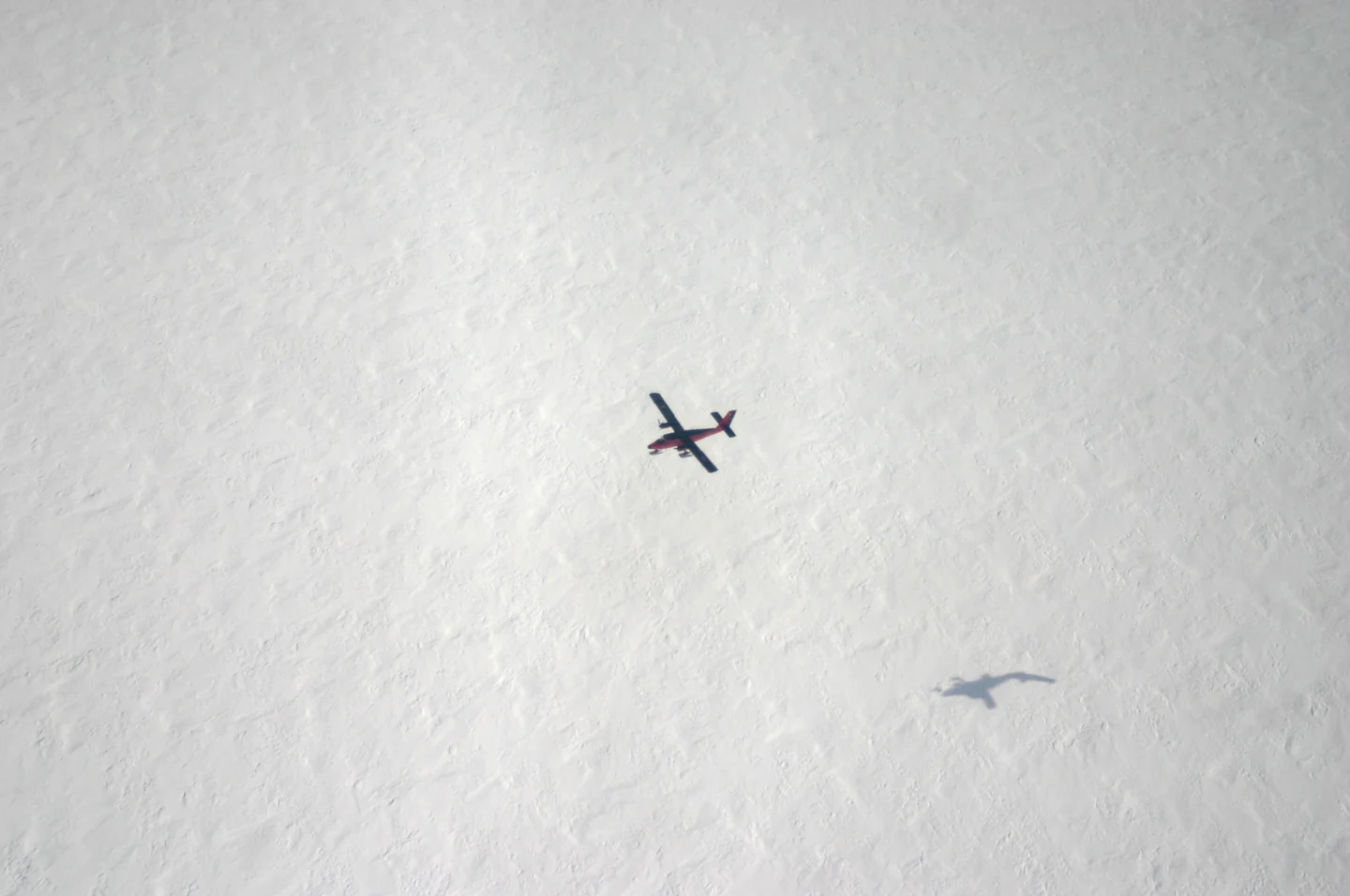 Shadow over the glacier