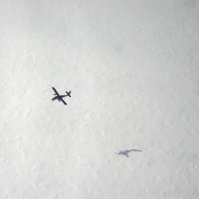 Shadow over the glacier