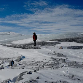 Standing on ice that is thousands of years old - how much longer will it last?
