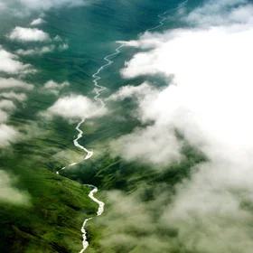 Ethereal stream, Iceland