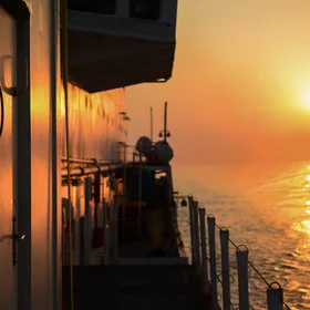 Sunset in the Arabian Basin