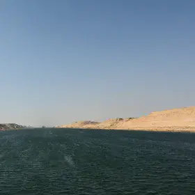 On the way through Suez Canal