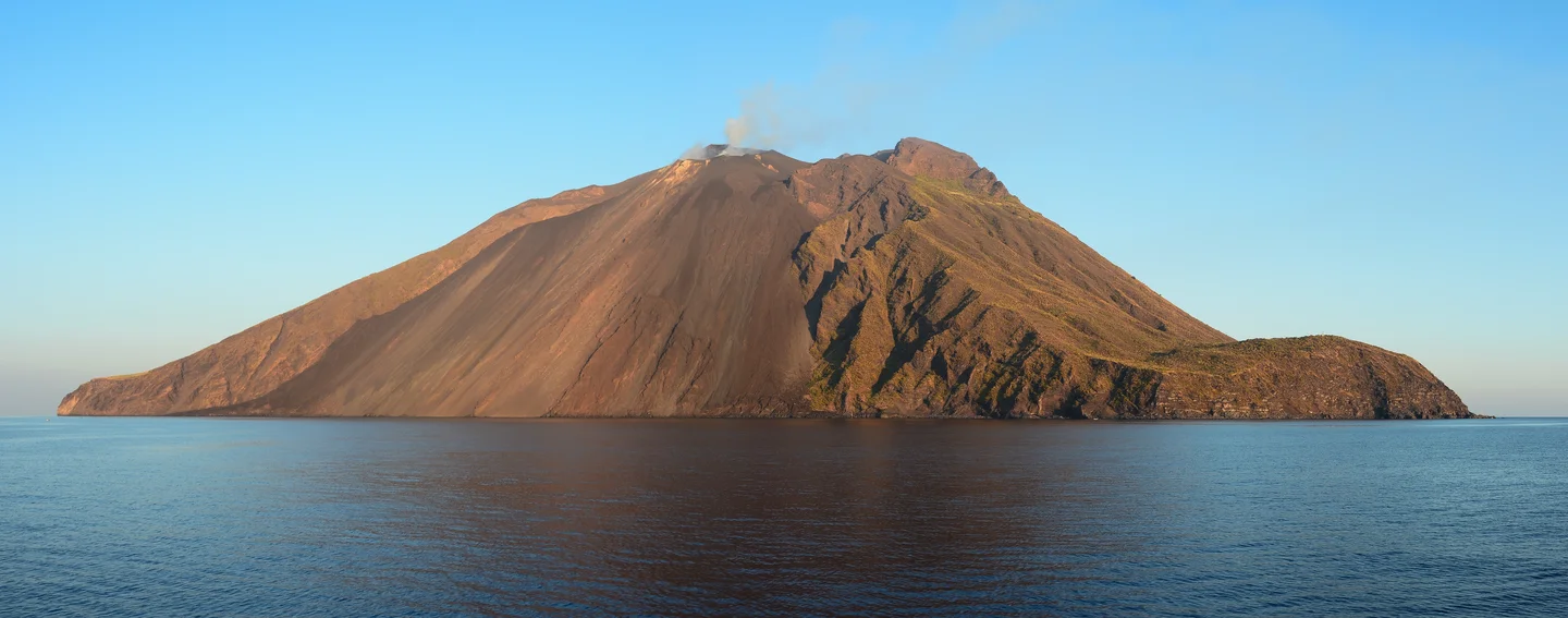 Golden hour at Stromboli