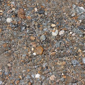 Superposition of Waves over Pebbles