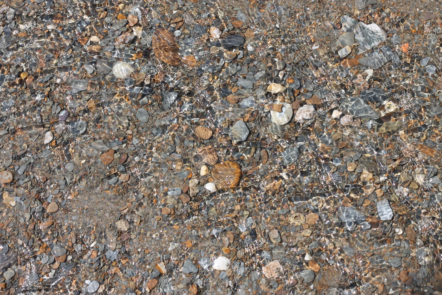 Superposition of Waves over Pebbles