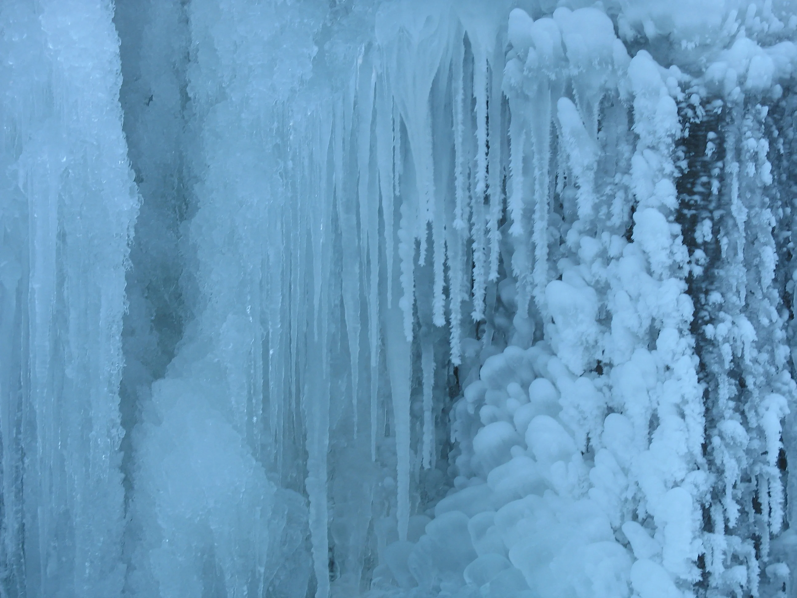 Different shapes of ice