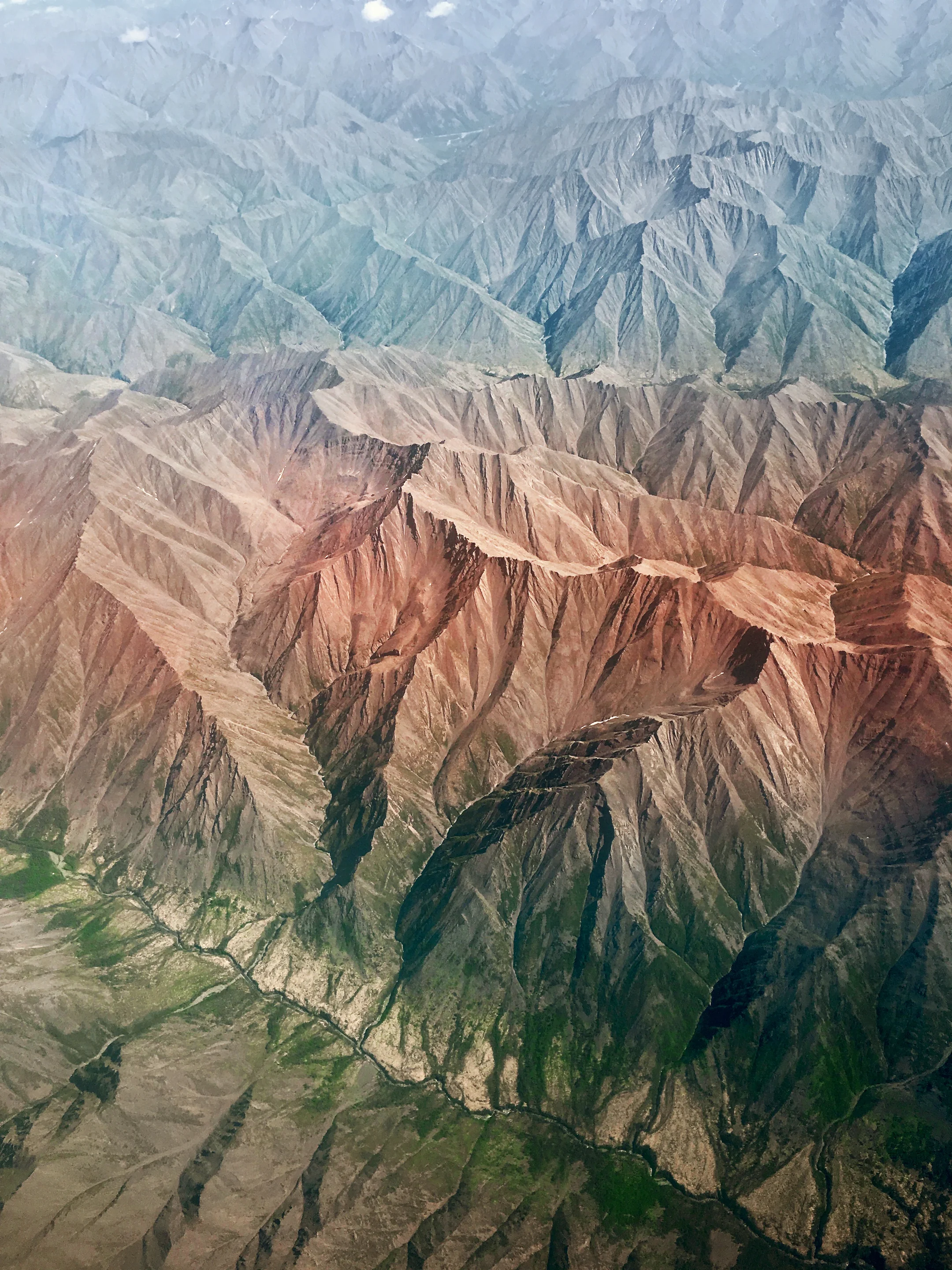 Colors of the Verkhoyansk Mountain Ridge, Yakutia, Eastern Siberia