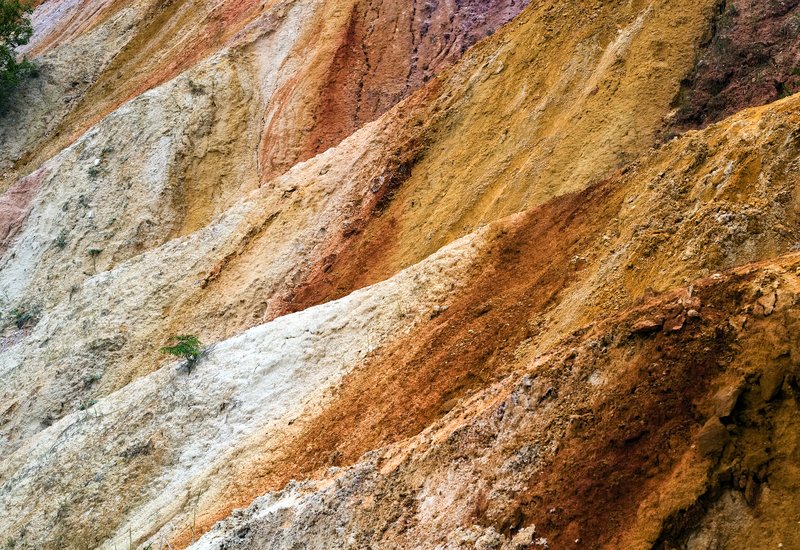 Coloured sediments of Rudice beds