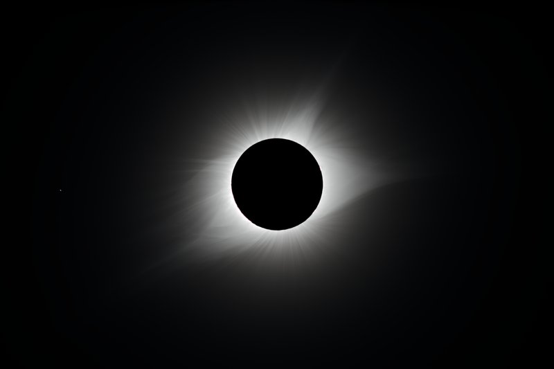 Totality phase of the 2017 solar eclipse