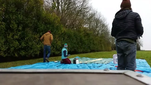 Balloon launch preparation