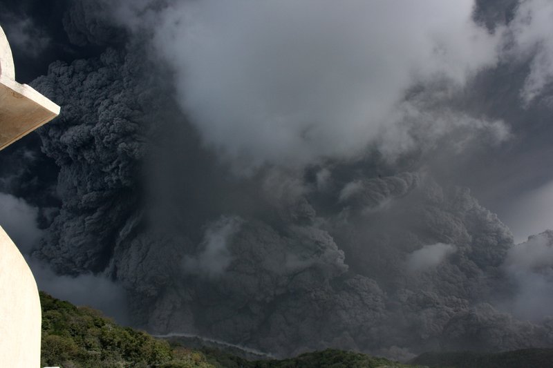 Partial Dome collapse at Soufrière Hills, Montserrat (2010)