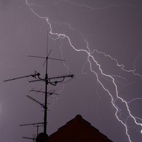 Thunderstorm in Mainz