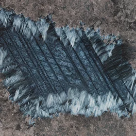 The Grid: A serpentine pseudomorph after carbonate