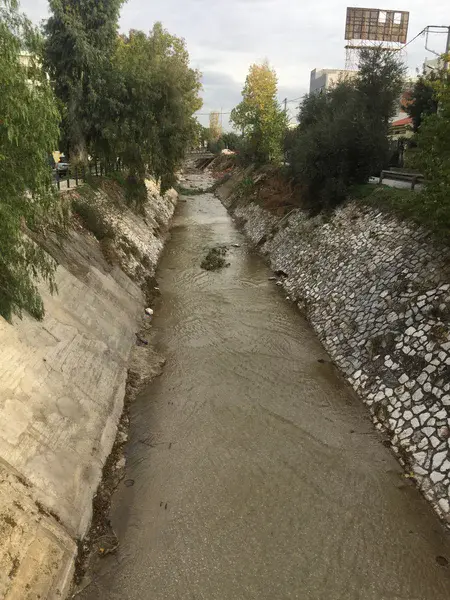 Kifisos river at Athens, Greece
