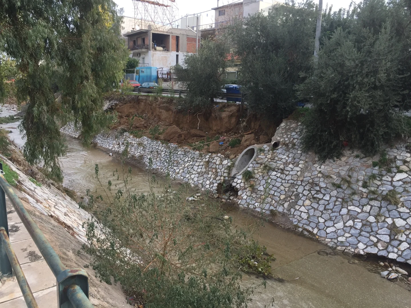 Kifisos river at Athens, Greece